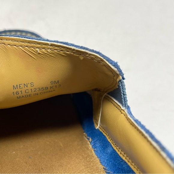Cole Haan Boat Shoes Mens 9 M Blue Leather Slip On Casual Deck Nautical C12359 main image 5